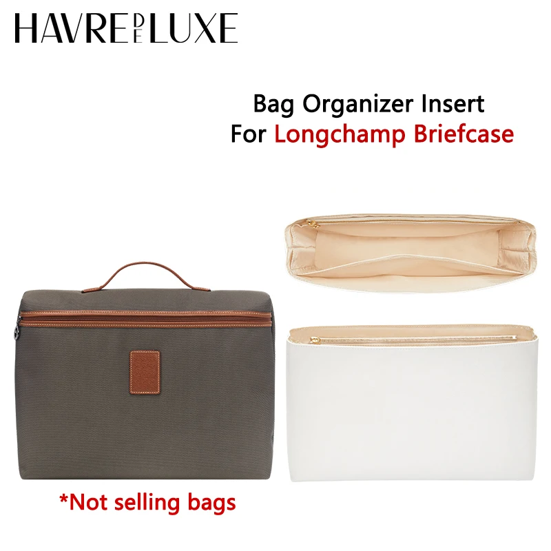 Bag organizer insert for Le Pliage Briefcas DuPont paper ultra lightweight waterproof bag support handbag insert bag accessories