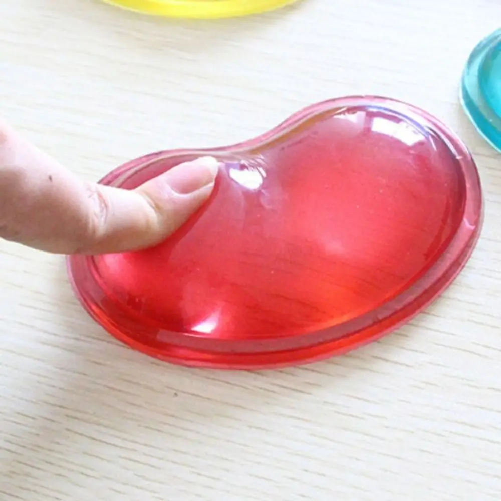 Fashion Wrist Rests Support Wrist Rest Pad Heart Shaped Silicone Mouse Pad Anti-slip Desktop Hand Pillow Laptop