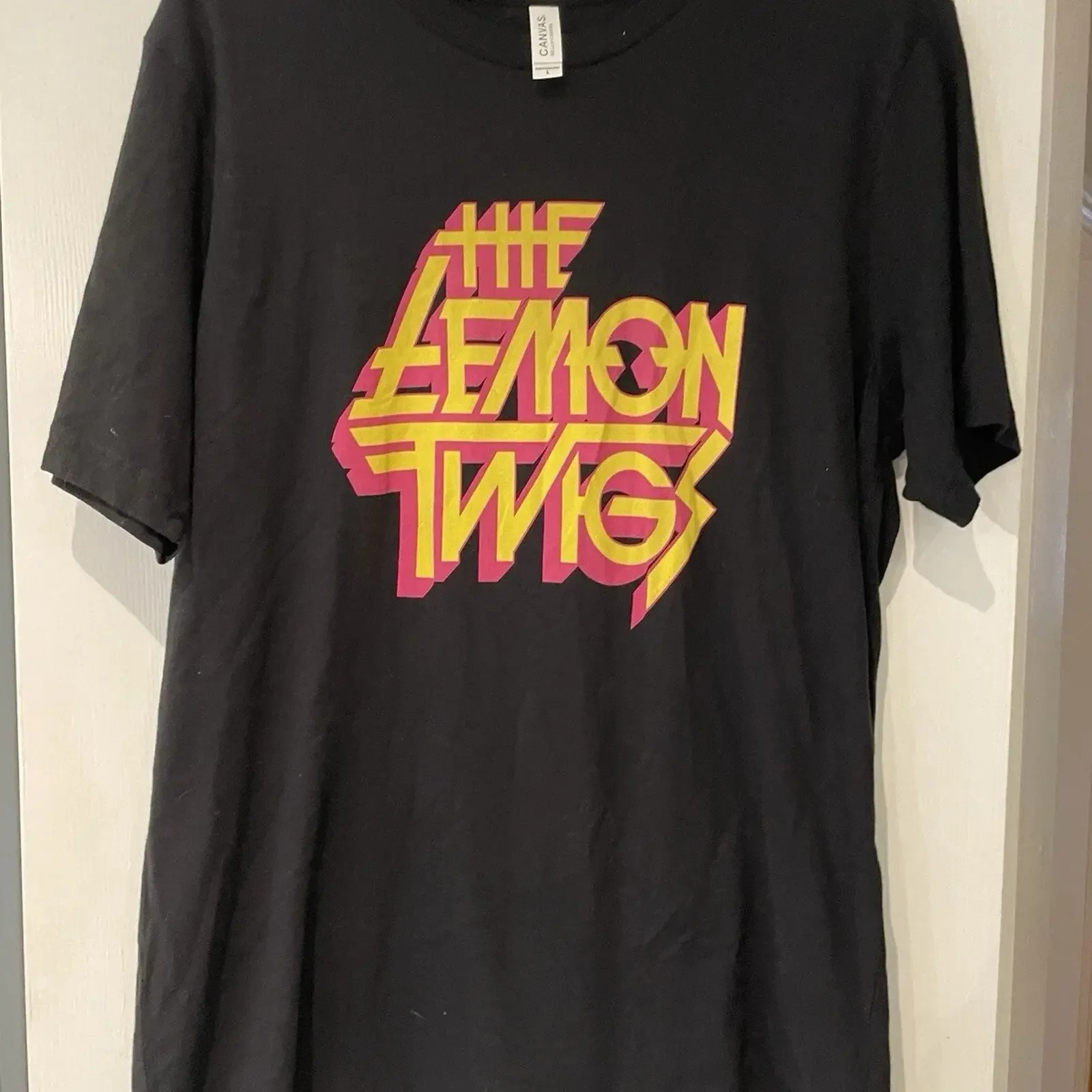 The Lemon Tings Music Band T Shirt Merchandise Large vintage Washed Breathable Versatile Comfortable Casual Soft Unisex