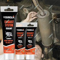 Exhaust Pipe Repair Glue For Motorcycle Car Pipes Silencer Seal Welding Leak Repair High Temp Adhesive For Mufflers Tailpipes