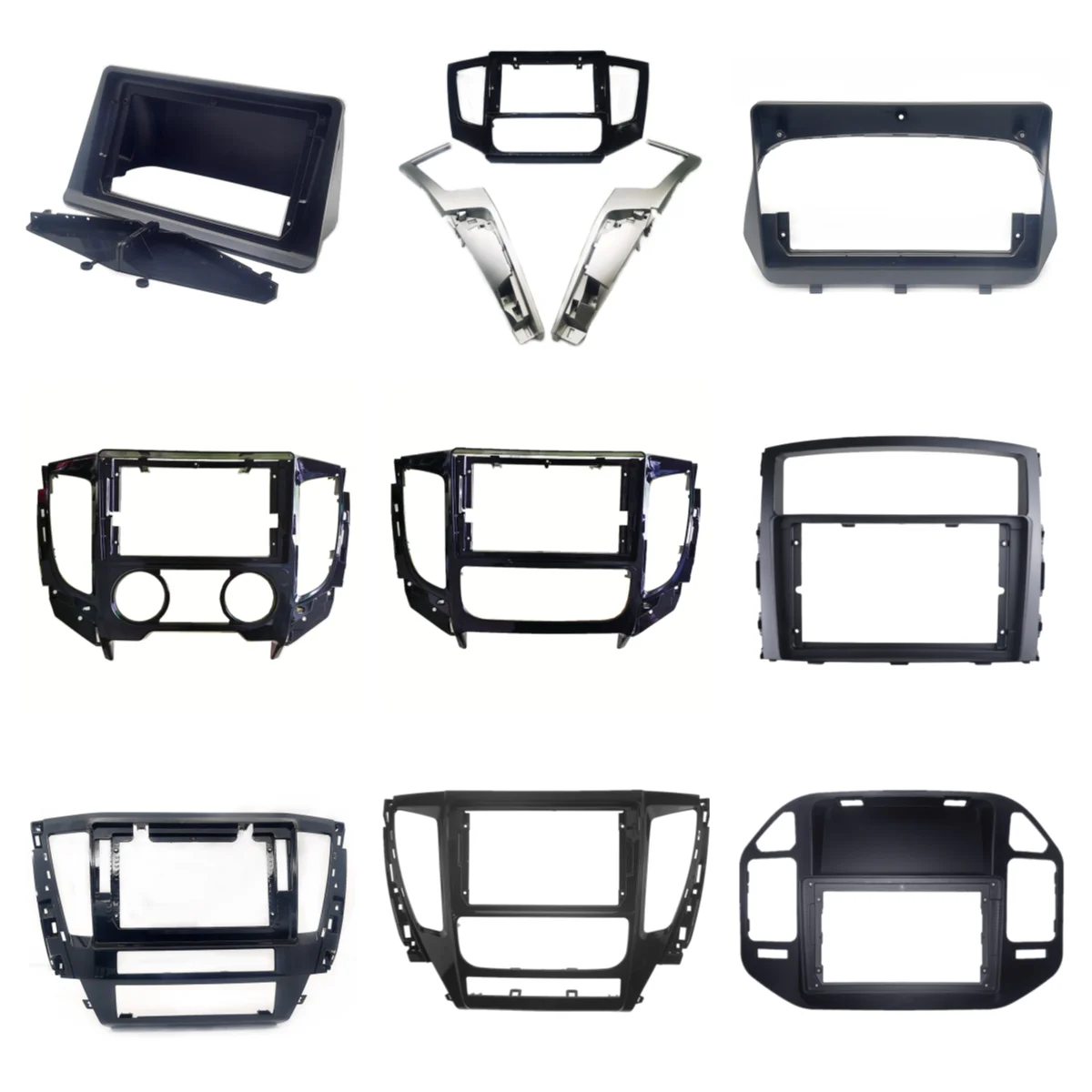 Cheap Car Radio Fascia Frame for MITSUBISHI TRITON Car DVD Player Frame for MITSUBISHI COLT PLUS Fascia Panel kit for XPANDER