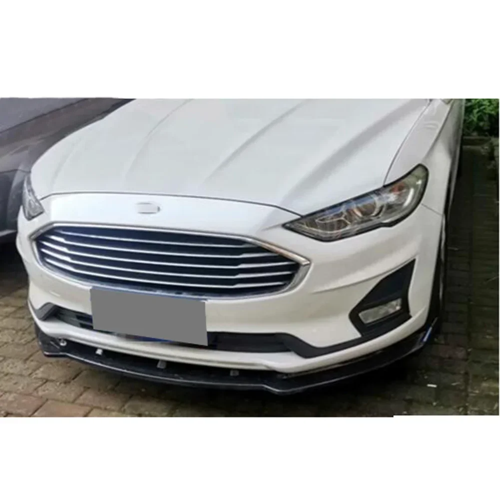 Front Bumper Lip Spoiler Side Lower Splitters Body For Ford Fusion Mondeo 2013-2016 2017-2018 2019-2021