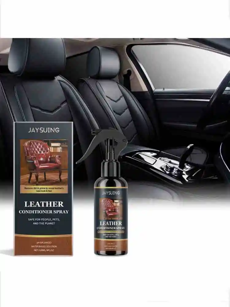 Spray de soin du cuir, nettoyant polyvalent pour sièges et meubles, empêche les fissures, rénovation du cuir, décontamination, Spray de polissage