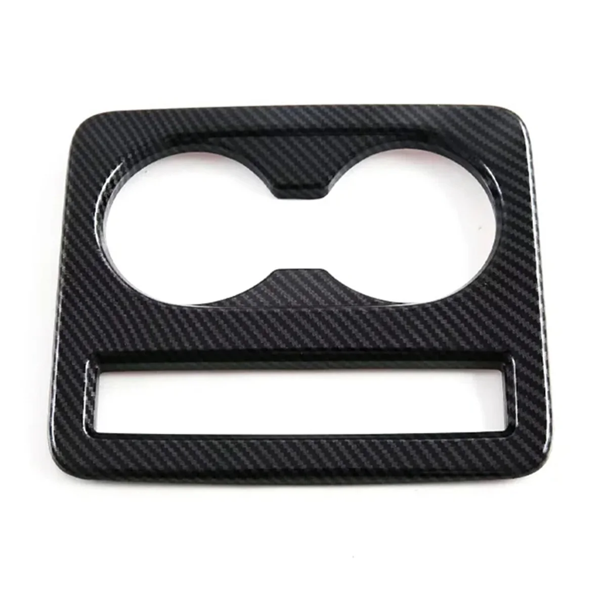 Rear Seat Cup Holder Cover Trim for Toyota Camry 2024 2025 Interior Accessories Carbon Fiber