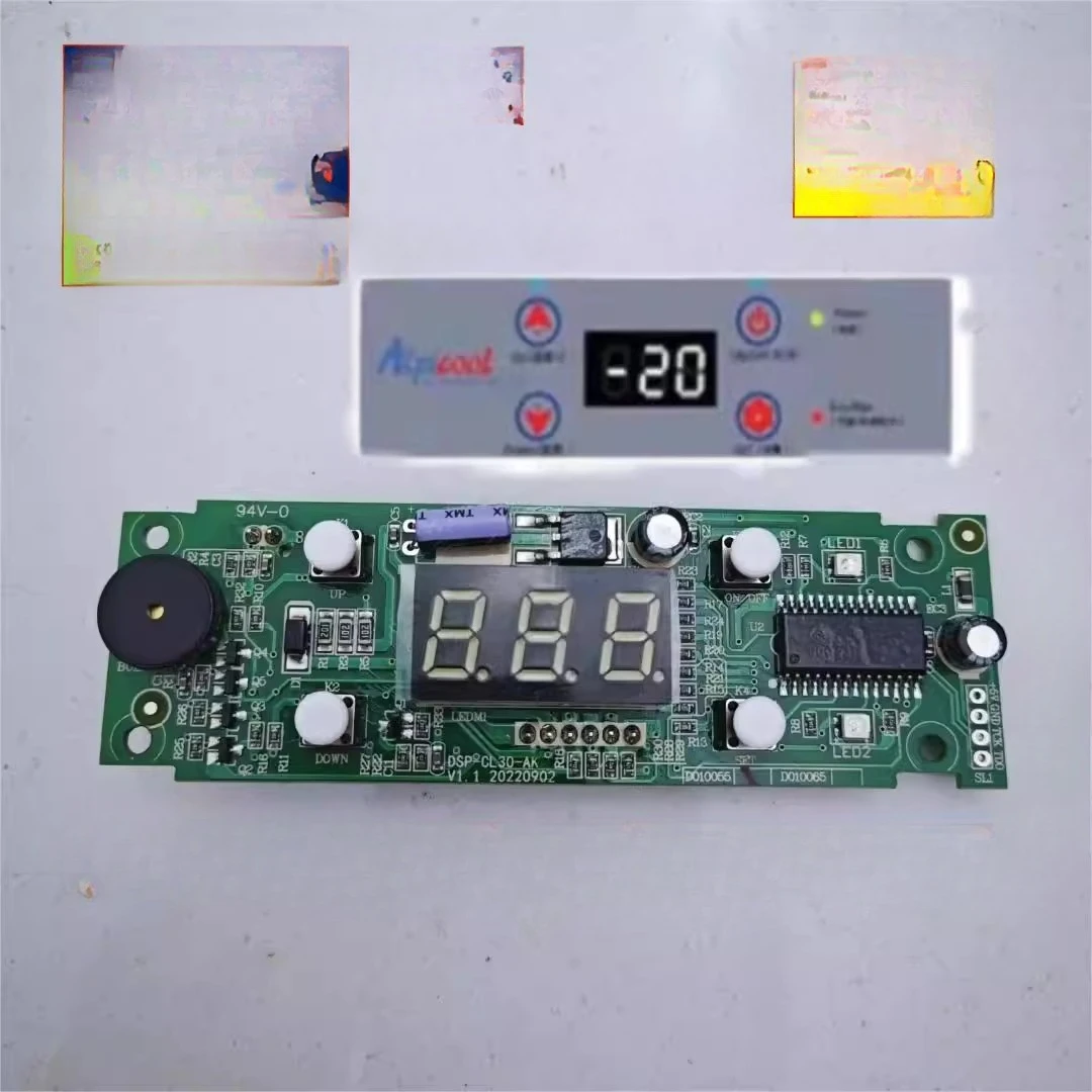 

Панель управления дисплеем печатной платы автомобильного холодильника с контролем температуры для морозильной камеры 12 В 24 В