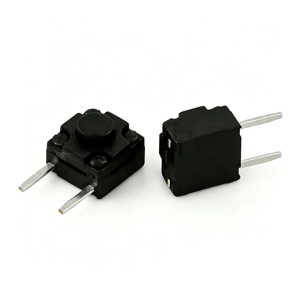 TS-I016 6*6*5 Waterproof Edge Touch Switch 2 Feet Side Insert Reset Microswitch 2 Inching Button