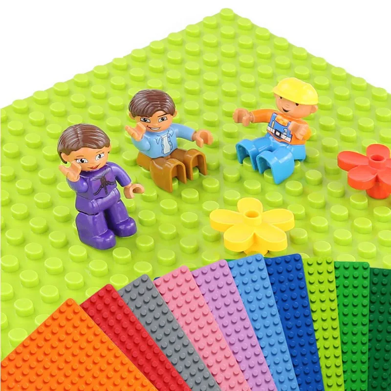 16*32 Punkte DIY große Grundplatte Zubehör Bausteine Spielzeug, kompatibel alle Marken, große Bausteine Grundplatte Wand – Detail 6