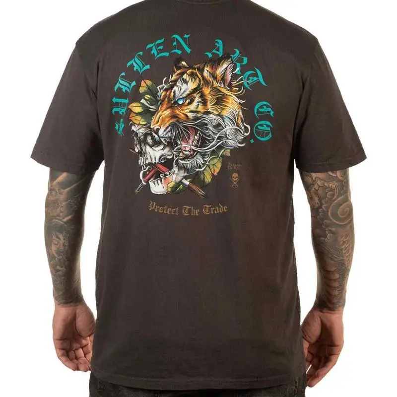 

NEW Sullen Collective TIGER BADGE TEE SHIRT VINTAGE BLACK LARGE 2XLARGE LIMITED