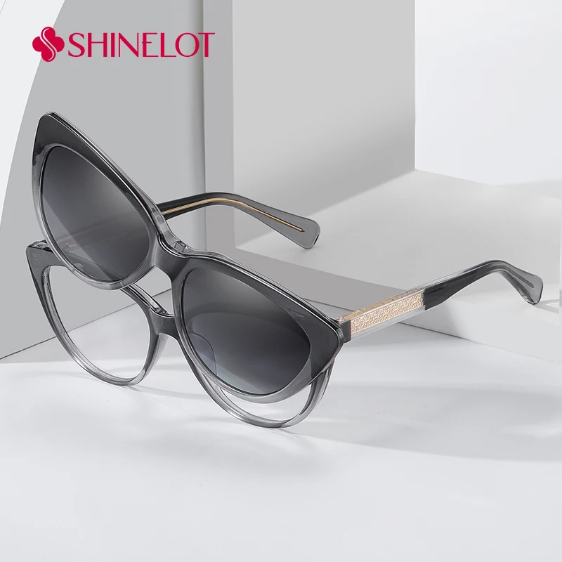 

81628 Original Craft Magnetic Clip on Sunglasses Polarization Optical Sun Glasses UV400 Female Shades Outdoor Party Glasses