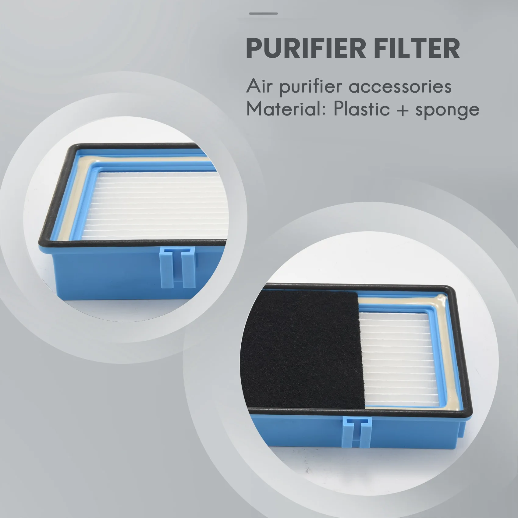 Promotion!2 HEPA + 4 Carbon Booster Filters For Holmes AER1 HEPA Type Total Air Filter, For Holmes Air Purifier Filter AER1 Seri
