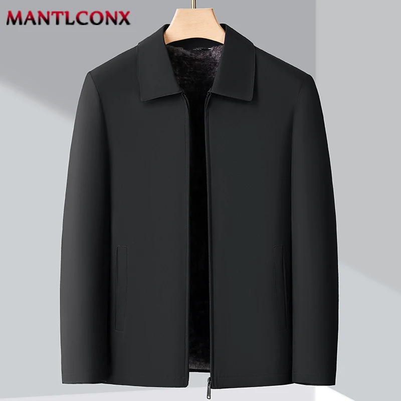 مصدات الرياح بليزرات دافئة الصوف الداخلية الرجال الشتاء سترة الأعمال معاطف سترة جاكيتات للرجال الحرارية الرجال معاطف الشتاء L-XXXL #3
