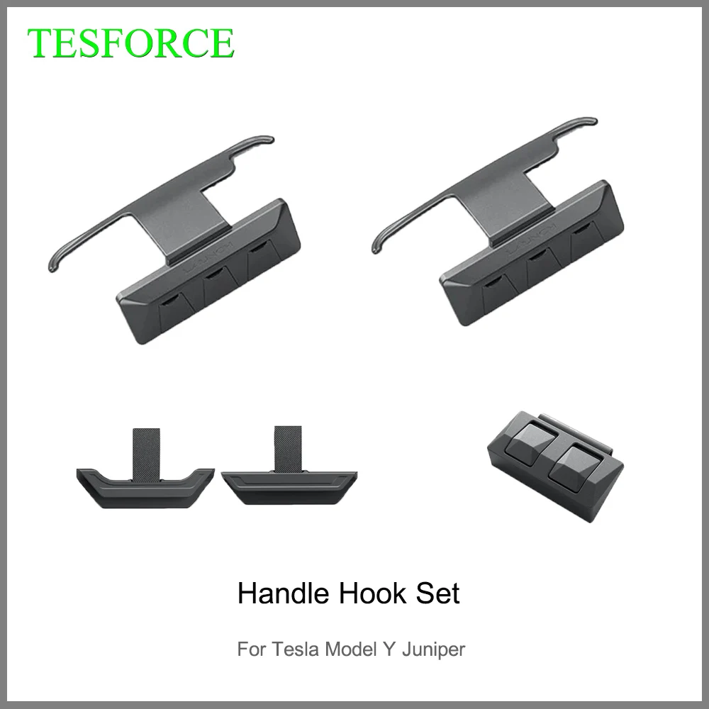 For Tesla Model Y Juniper Glovebox Hidden Hook Clip Seat Back Hook Headrest Hidden Mount Hook New Model Y Trunk Lid Handle Rope