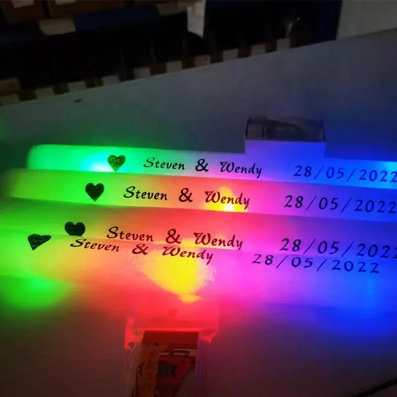 

Glow Stick Bulk Color Light Emitting Diode Foam Stick Cheerleading Tube Rgb Lamp Party Dj Nightclub Concert Event Decorative