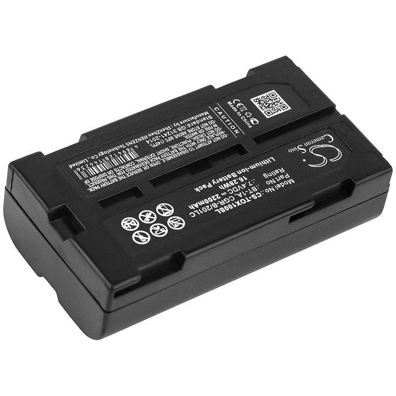 Cameron Sino 2200mAh Battery For Topcon SX-1  GP-SX1  GM52  BDC71  BT-1A  CGR-B/201LC