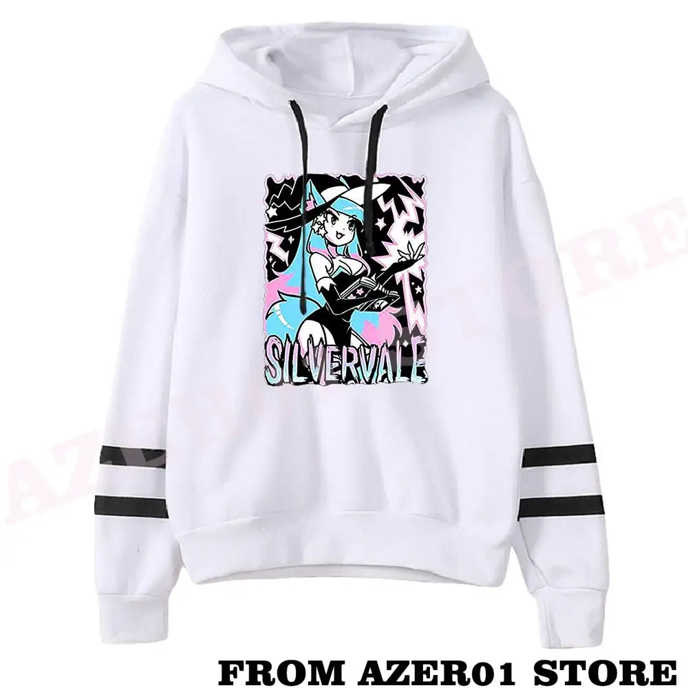 Vtuber Silvervale Merch Hoodies Winter Streetwear Men/Women Hoodie Sweatshirt Long sleeve Hooded Harajuku Sweater