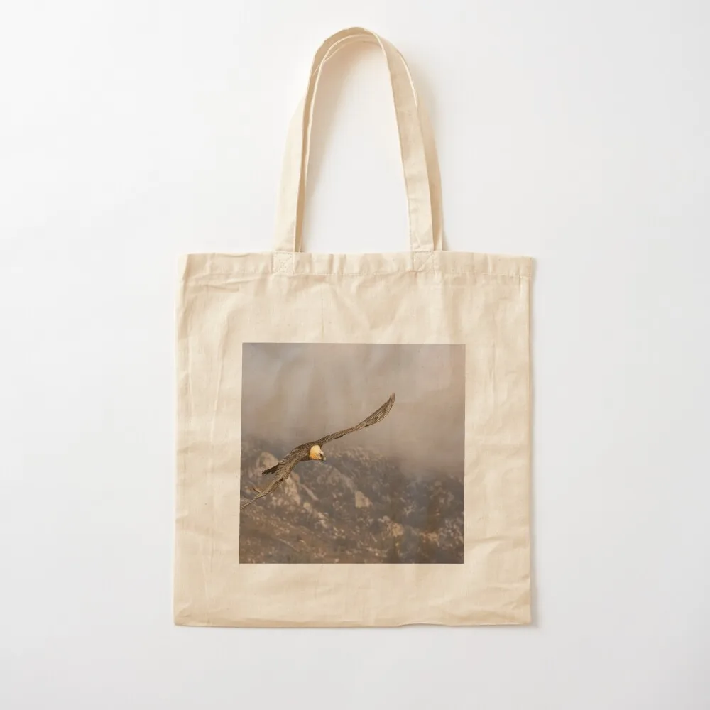 

Bearded Vulture in Flight Tote Bag hand bags Custom bag university shopper bag Canvas Tote