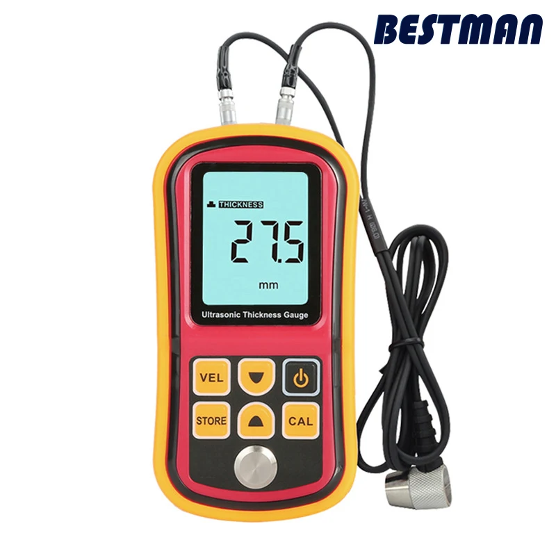 BESTMAN ultrasonic thickness measuring instrument Steel thickness measuring instrument Metal glass plastic thickness