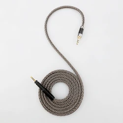 HIFI 16 Core OCC Silver Plated 2.5/4.4mm/3.5mm 4pin xlr male Earphone Cable For Sennheiser HD599 HD569 HD559 hd560s