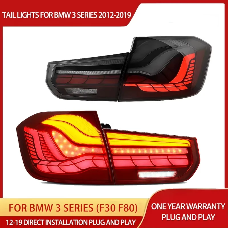 

XOYO LED Tail Lights For BMW 3 Series F30 F80 2012-2019 GTS Style Rear Lamps Dynamic Turn Signal Plug & Play Upgrade