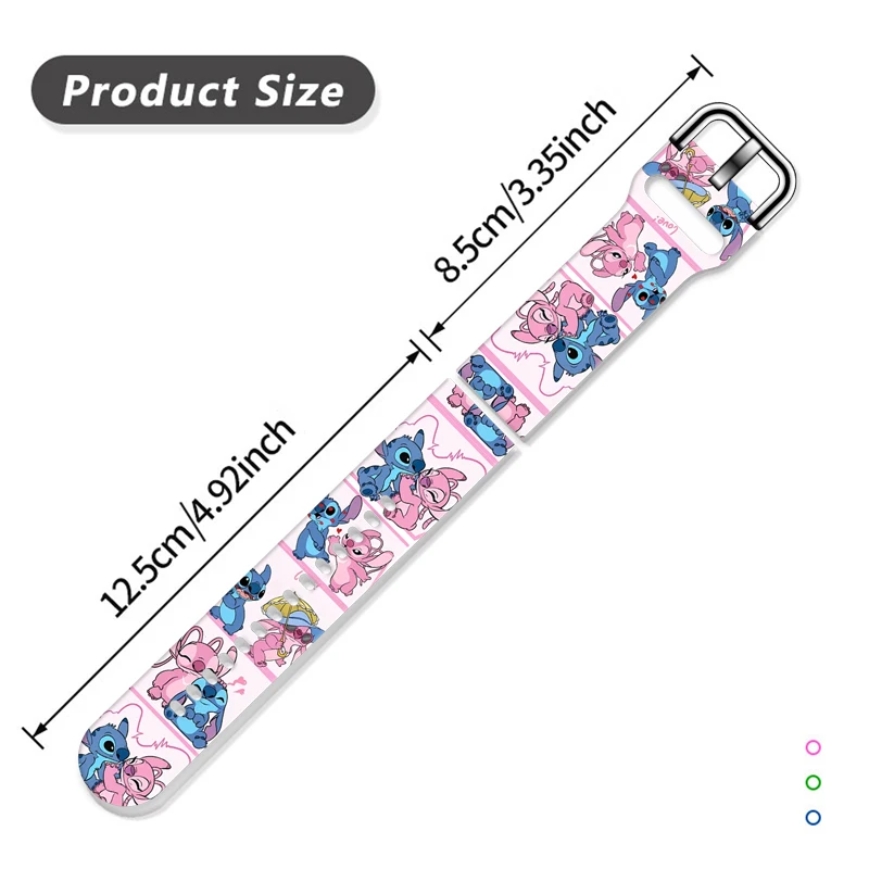 20mm Stitch Series 2 Printed Strap for Samsung Galaxy Watch 7/6/5 40mm 44mm Band Replaceable Watchband for Xiaomi Huawei Amazfit