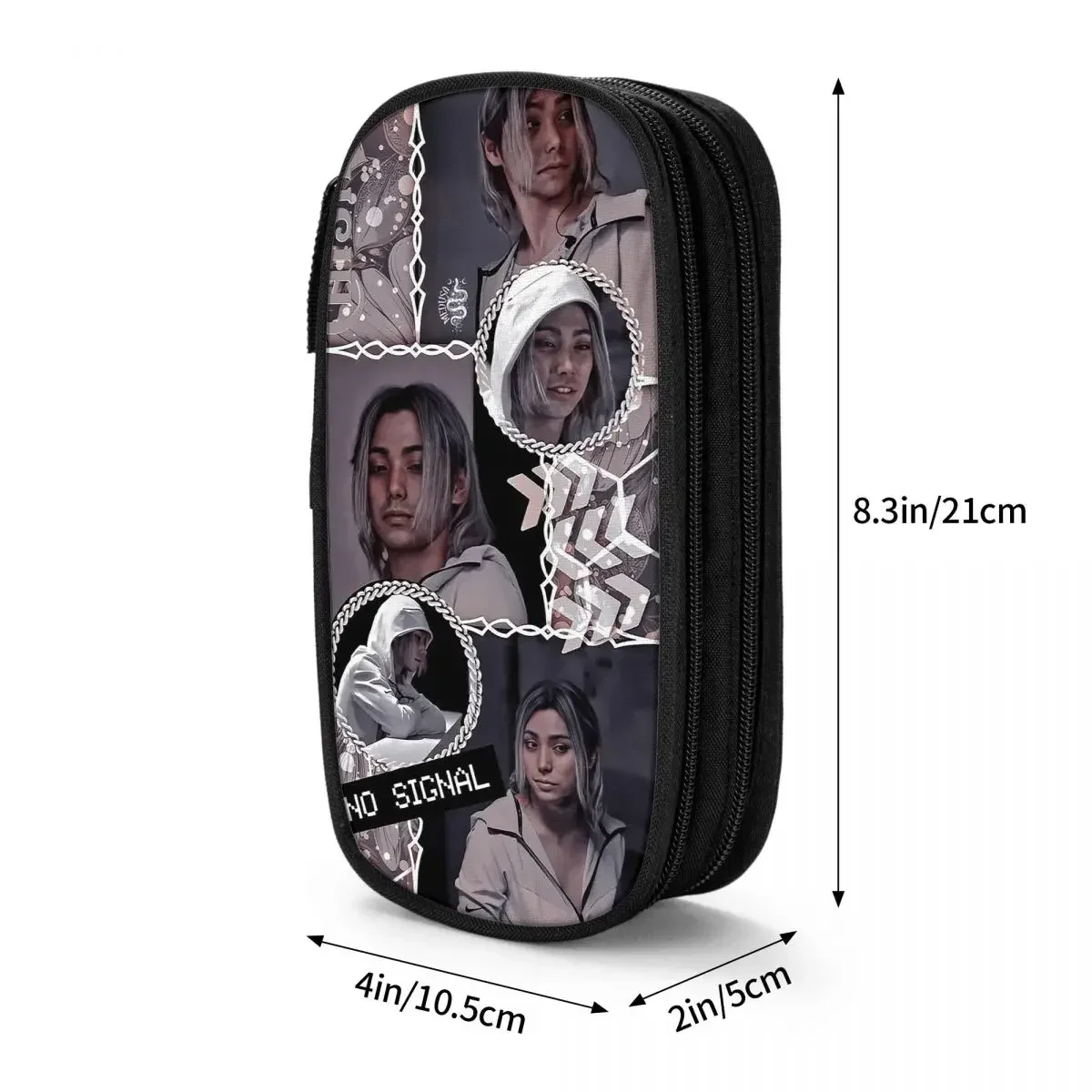 Fun Chishiya Collage Pencil Case Alice In Borderland Pencil Box Pen Box for Student Big Capacity Bag School Supplies Stationery