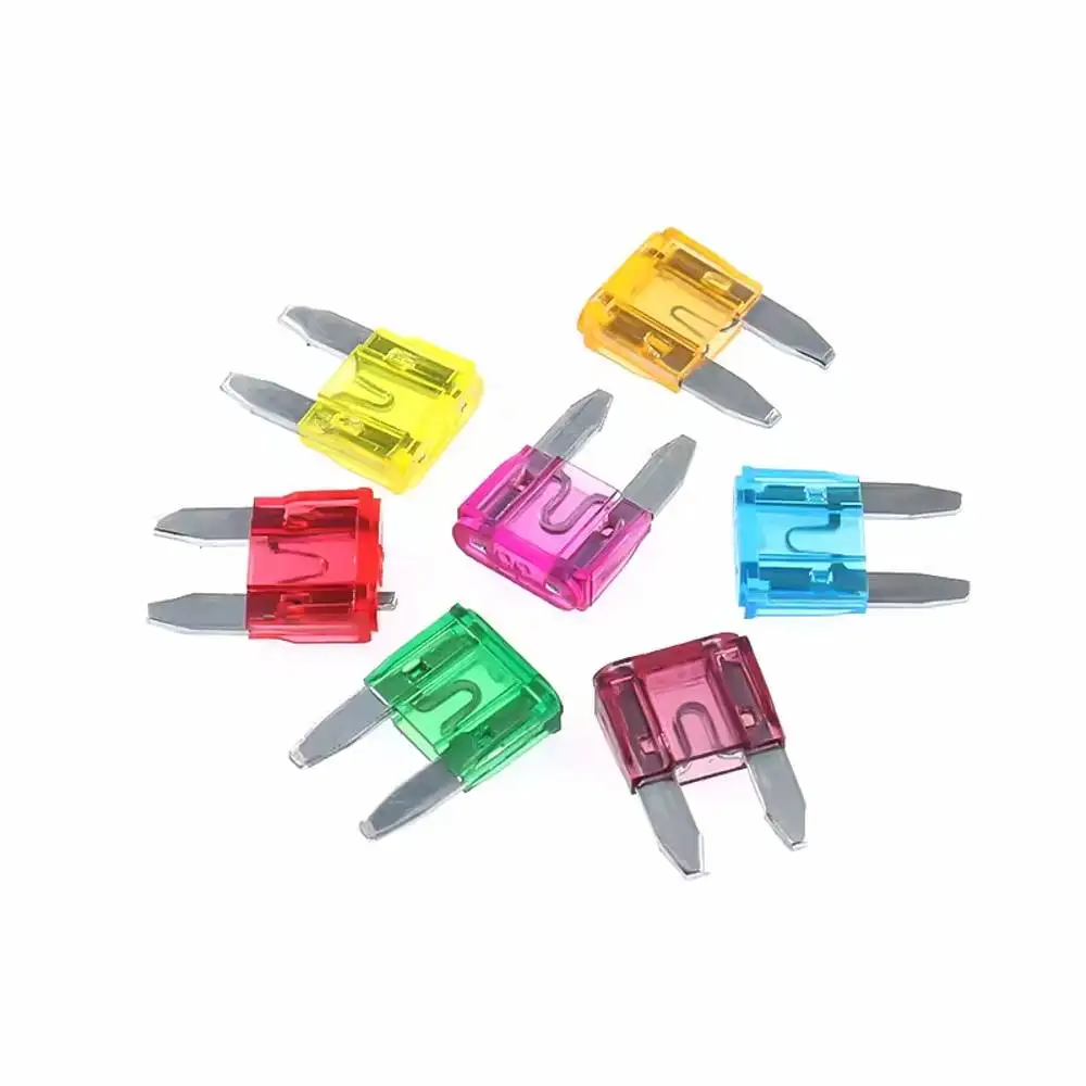 100 stücke kleine Mini-Auto-Blade-Sicherungen Zink-Auto-Sicherungs sortiment Elektro-Sicherungs satz 2a 3a 5a 1,5a 10a 15a 20a 25a 30a 35a 40a – Detail 8