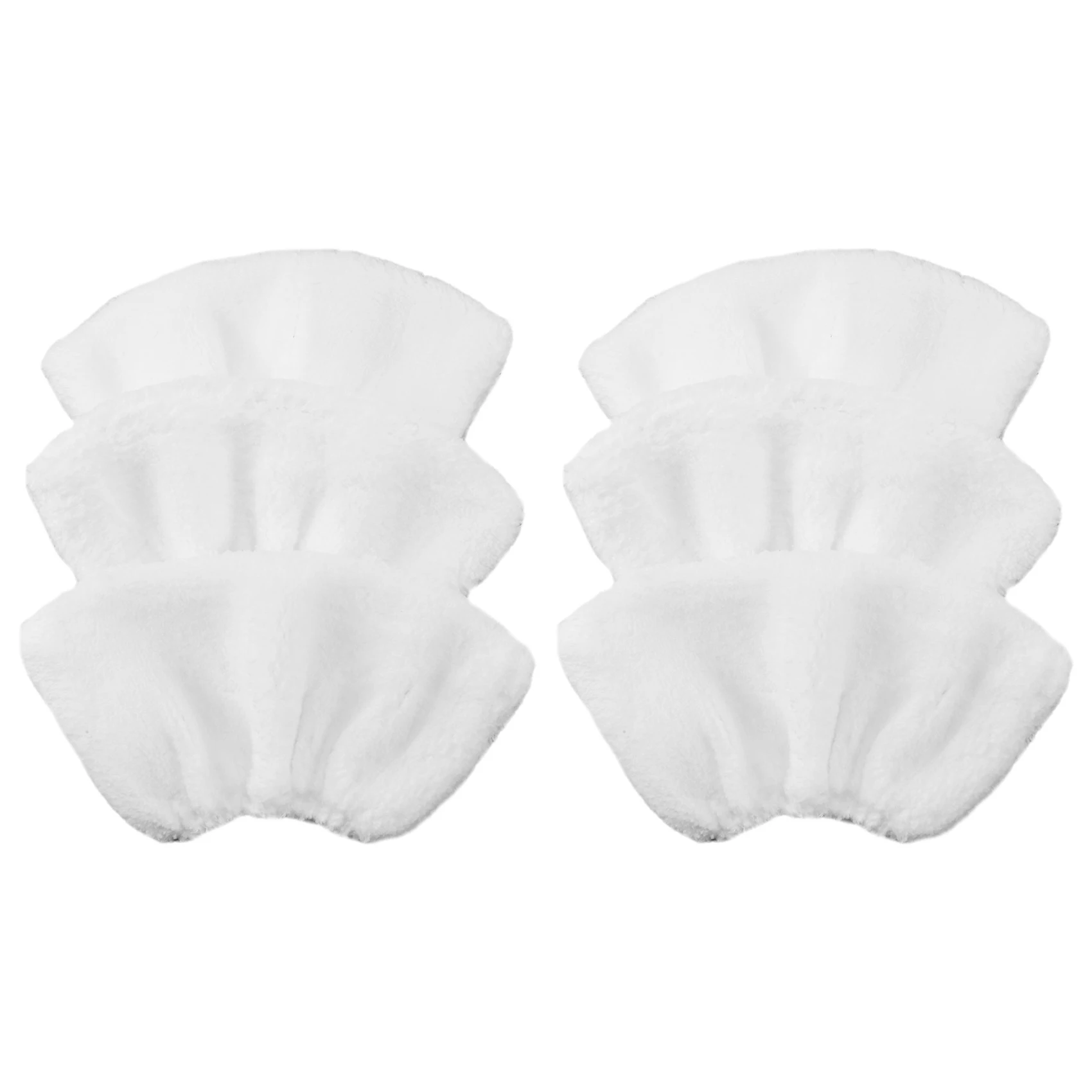 ABKJ-6Pcs Cotton Brush Head Cover For Karcher SC2 SC3 SC4 SC5 Steam Cleaner Part Accessories