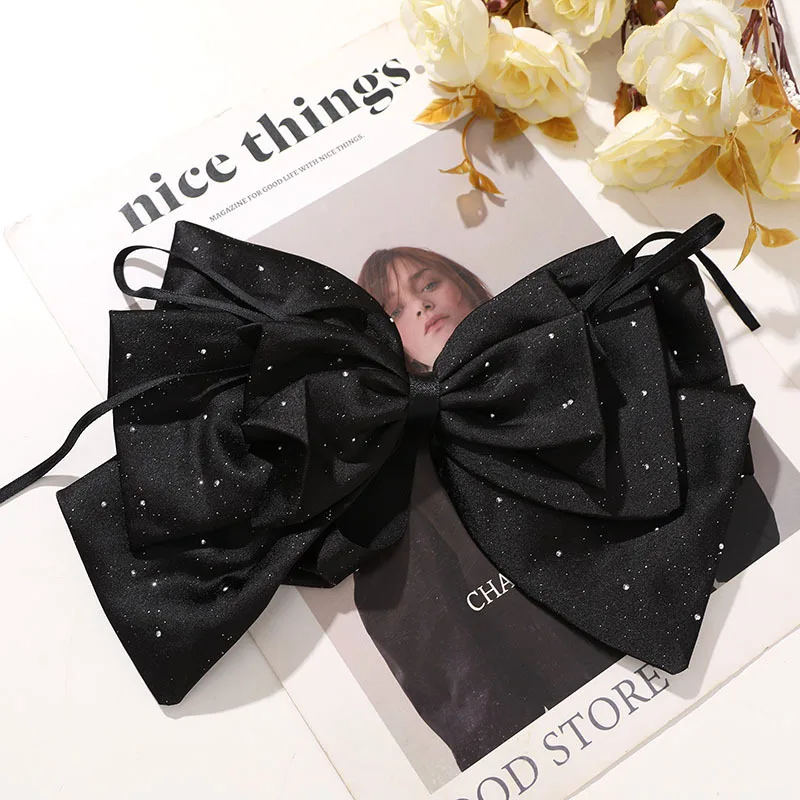 

5 шт., лента со сломанными бриллиантами, звездное небо, атласные нашивки с бантом для одежды, сумка «сделай сам», повязка на голову с хвостиком, зажим, аксессуар parches de ropa