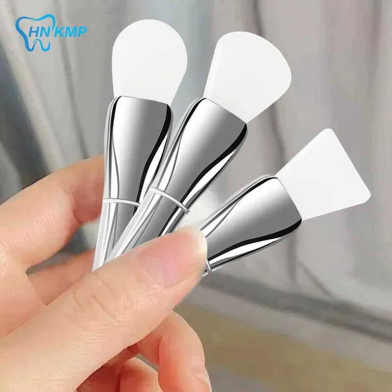 Cepillo aplicador de máscara Diy de silicona, cepillo de maquillaje refrescante para salón de belleza, cepillo de cabeza suave, espátula de maquillaje de belleza, herramienta de belleza Facial