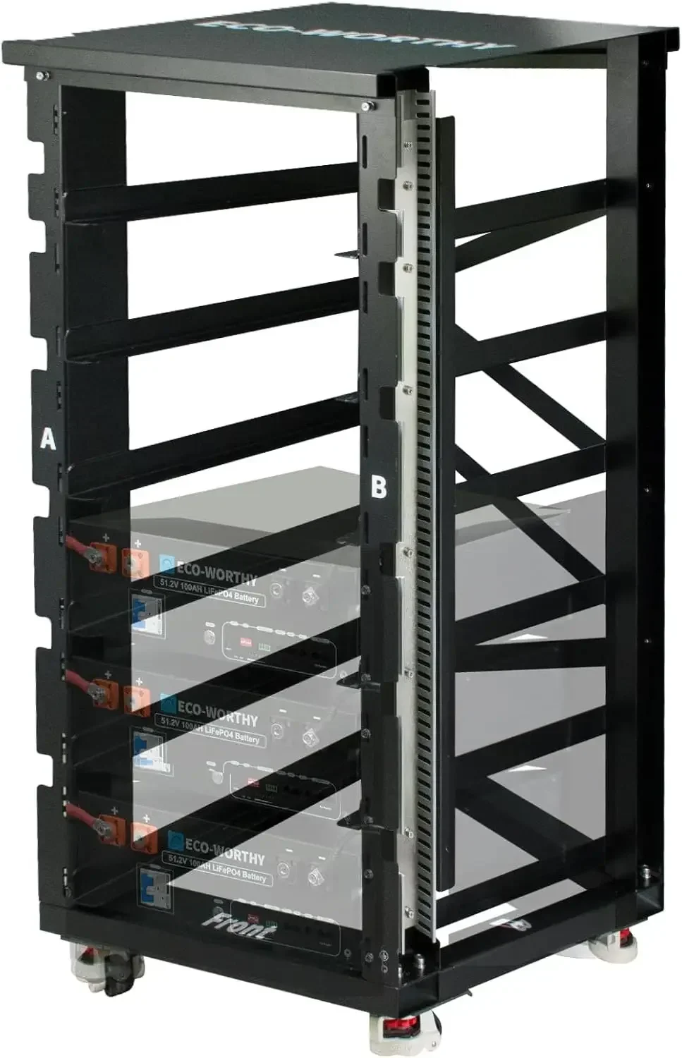 RACK6 V2, 6-Layer Server Rack with 600A Busbar, Compatible with All Rack Battery Versions