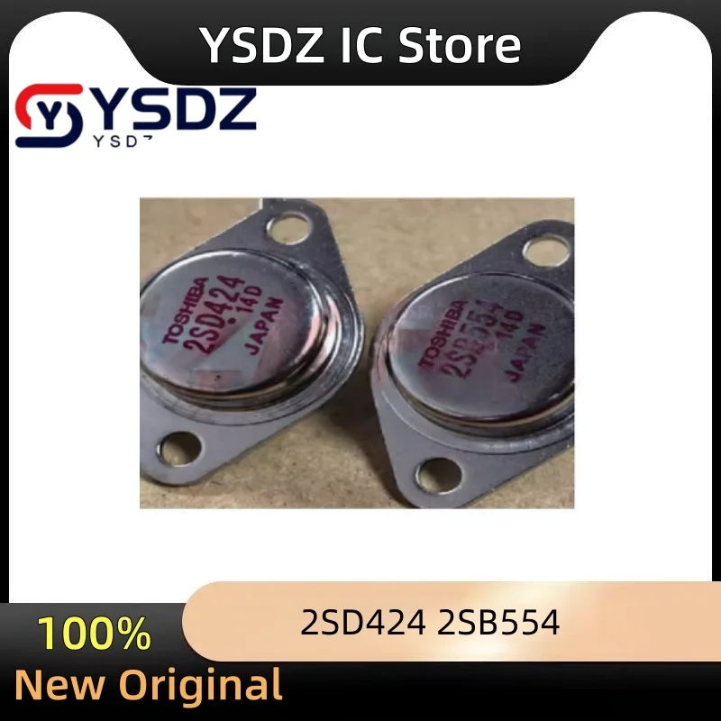 5PCS 2SD424 2SB554 TO-3 Transistors Lot for Electronics Projects - 100% New in Stock