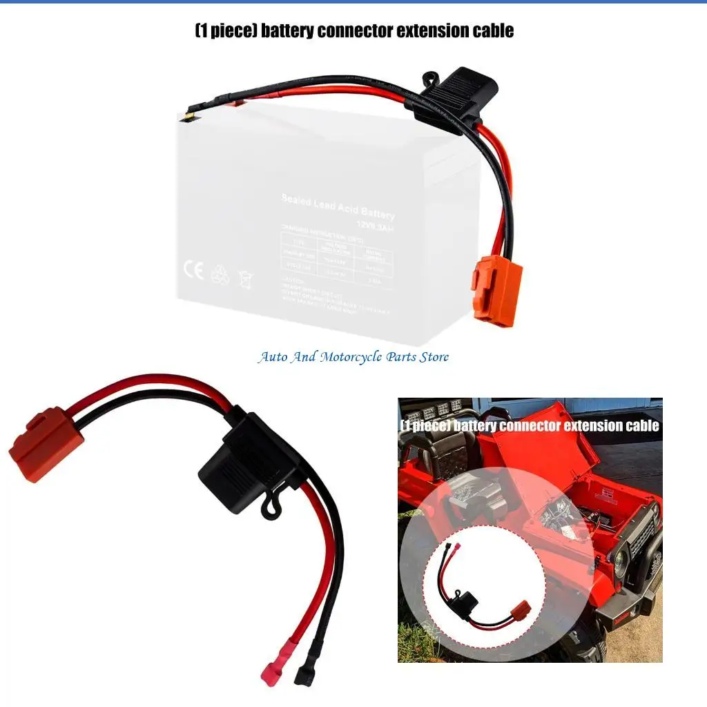 

P9FD Battery Connection Preventing Drop 2 Pin Connector 12V Wiring Harness