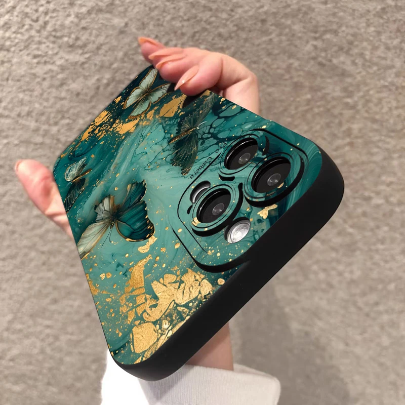 Minimalist Butterfly Design Phone Case For Samsung Galaxy A16 A26 A36 A56 A55 A54 A53 A35 5G S25 Ultra S24 FE S23 Plus S22 Cover - Image 2