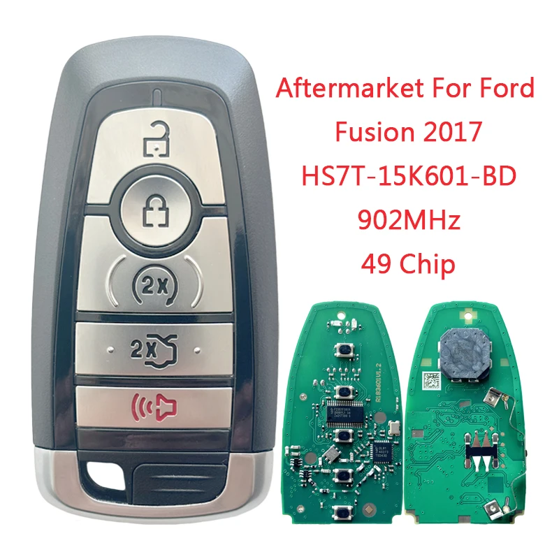 TXK 018199   315/433.92/434.26/868/902MHz Aftermarket 15K601 Voor Ford Mondeo Fusion Slimme Afstandsbediening sleutel 49 Chip M3N-A2C 31243800