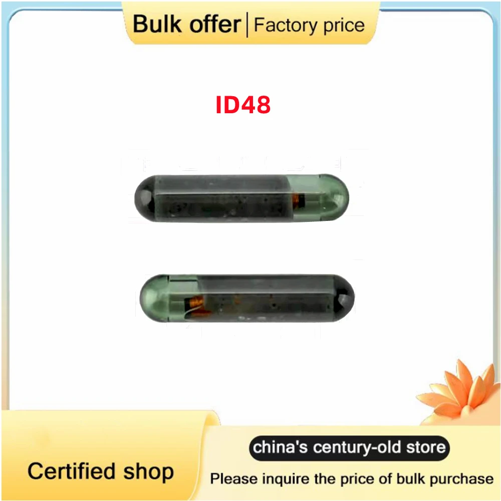 10PCS/Lot Original  ID48 Chip auto transponder chip ID48 Car Key Chip
