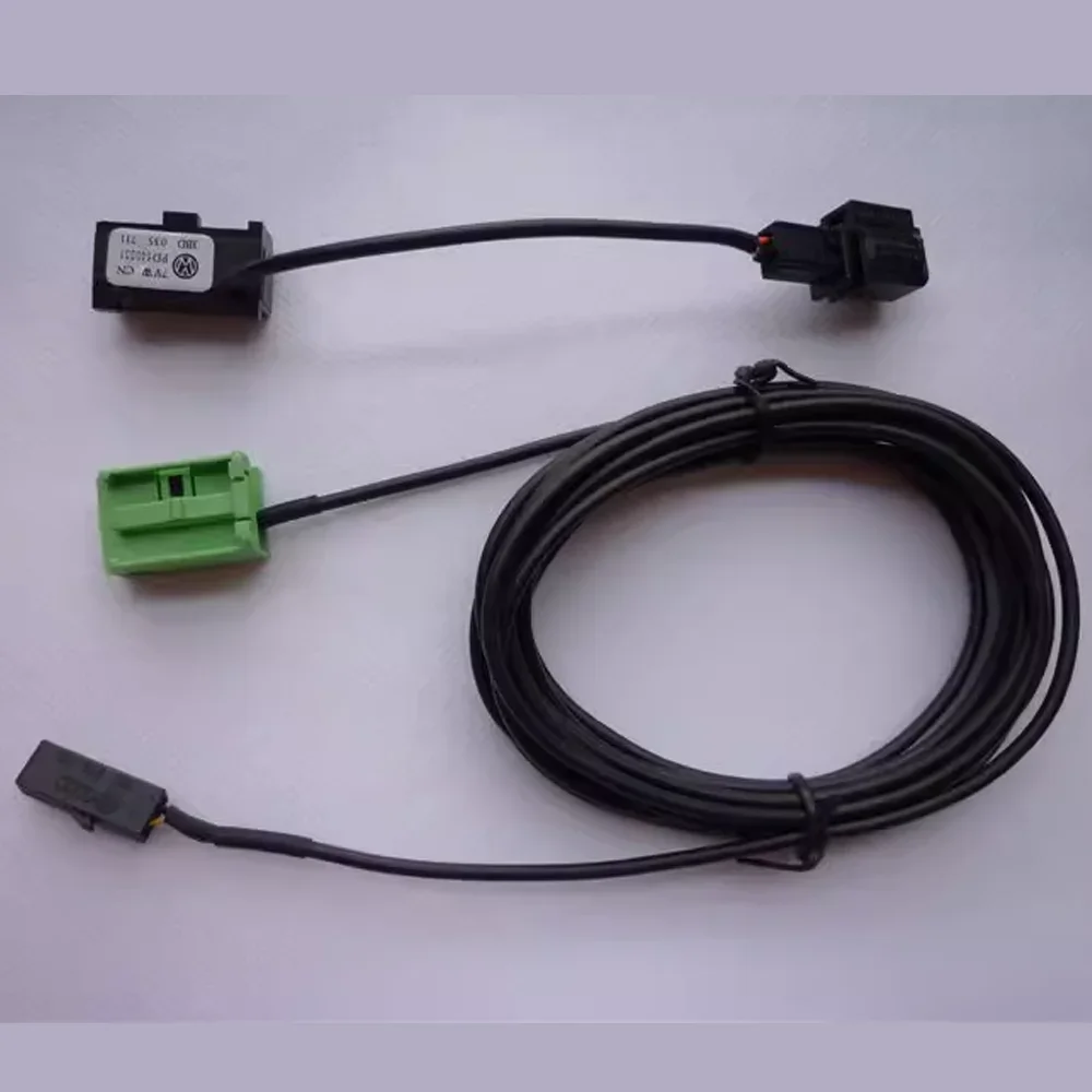 1Set Car Phone Microphone Harness Cable For V W RNS315 RNS510 MFD3 Futural Digital MIC Hands-free Device Compatible