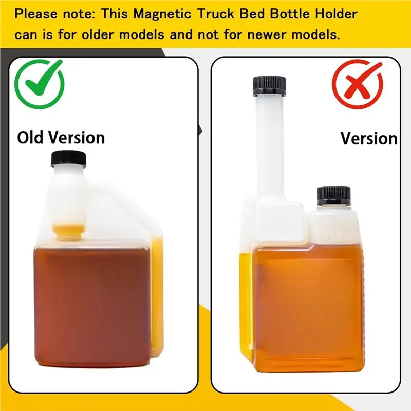 YANA50I للقطات الساخنة مضافة وقود الديزل 16 أوقية زجاحة ضغط المغناطيسي شاحنة السرير زجاجة حامل لقطات ساخنة علاج الديزل