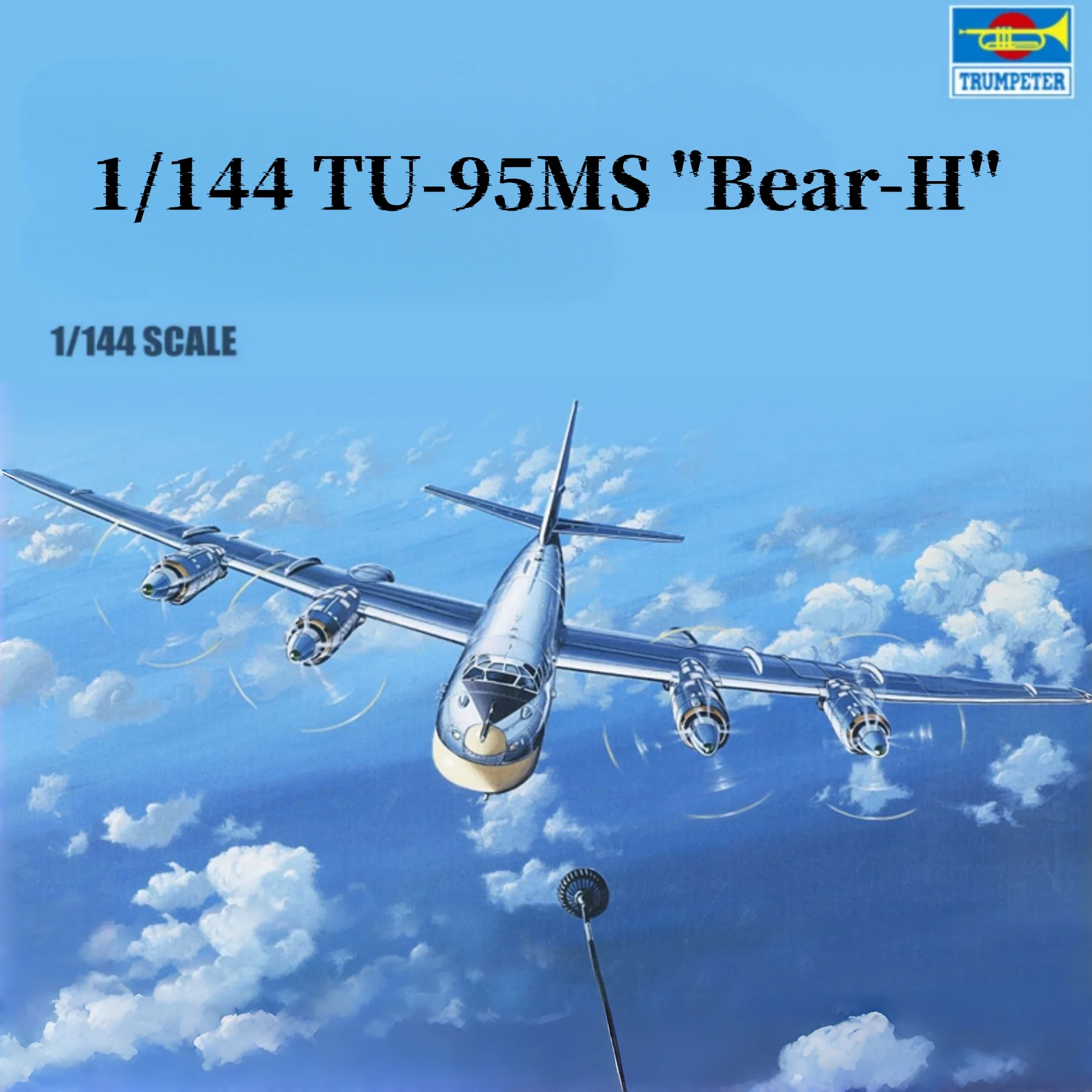 

TRUMPETER 1/144 TU-95MS Bear-H Plastic Assembly Puzzle Model