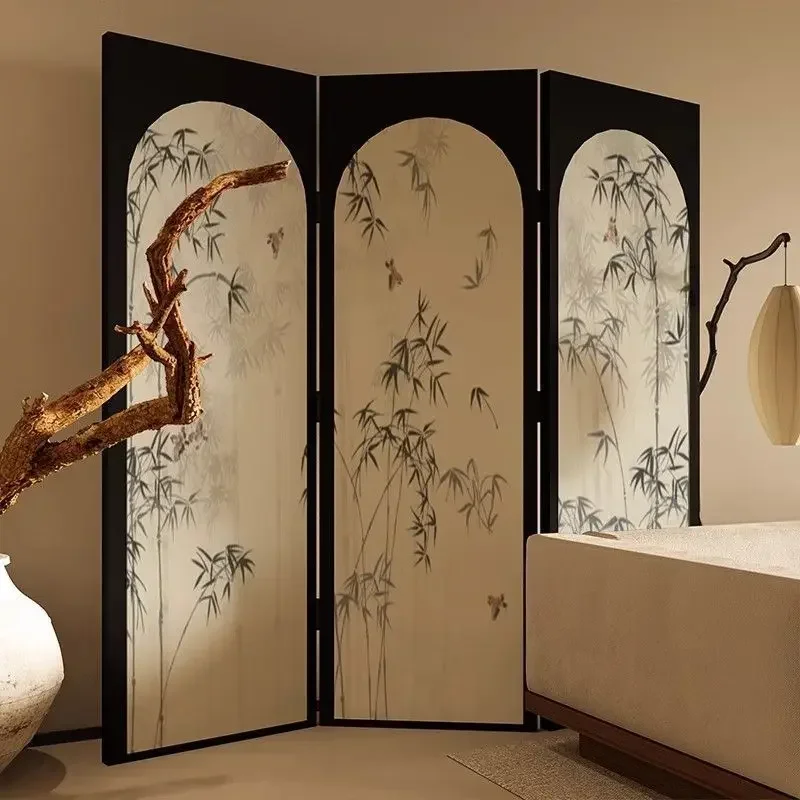 Partizione schermo personalizzabile in stile cinese, parete divisoria ingresso soggiorno