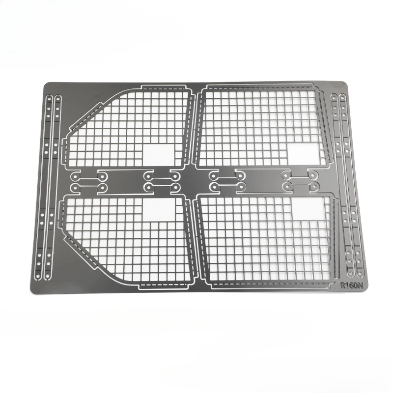 Simulated Stainless Steel Folding Protective Net for 1/10 FMS FCX10 LC80 Accessories