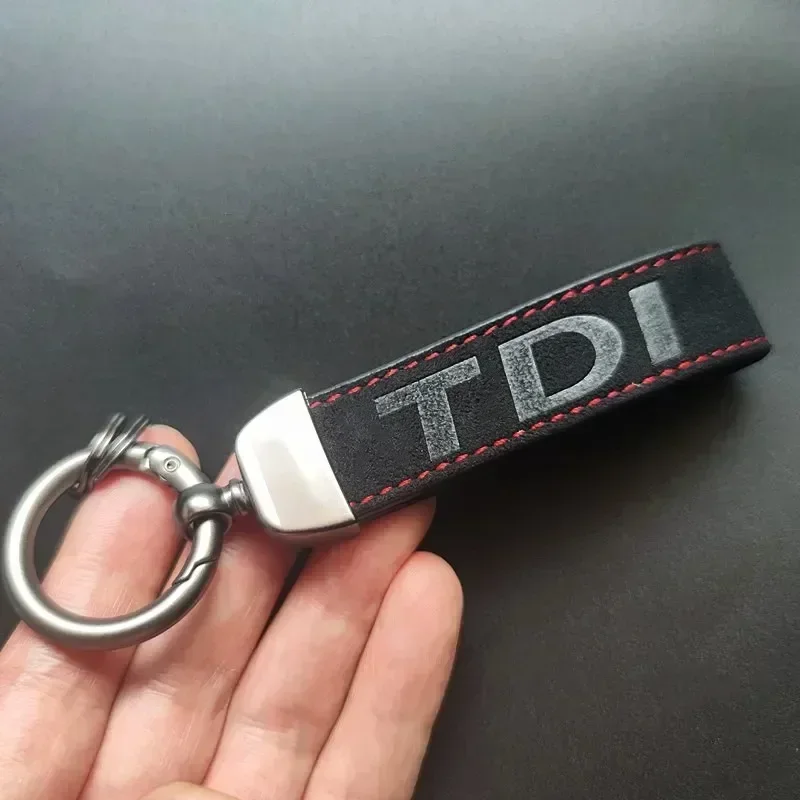 Leather Men Keyring Luxury Women Car Keychain For Jetta VW Golf 7 6 5 4 8 MK7 MK6 MK5 MK4 TSI TDI GLI GTD Keychain Accessories