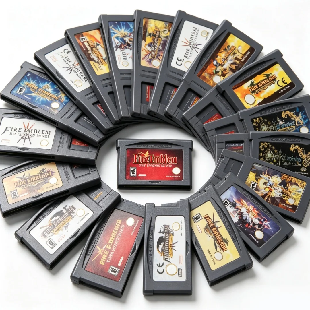 10 Styles GBA Game Cartridge Bundle Tactical RPG Shooting Beat 'Em Up Action Game USA/EUR Version for Game Boy Advance GBA SP DS