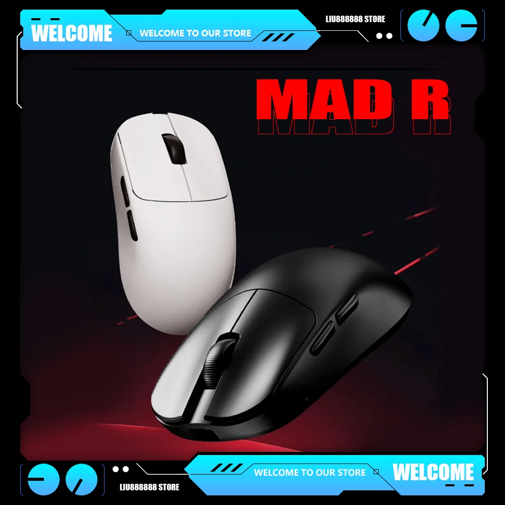 

VGN VXE MAD R MAJOR Wireless Mouse Sensor PAW3950 FPS 8K Low Latency Gaming Mouse 36g Light Weight Customize PC Gamer E-sports