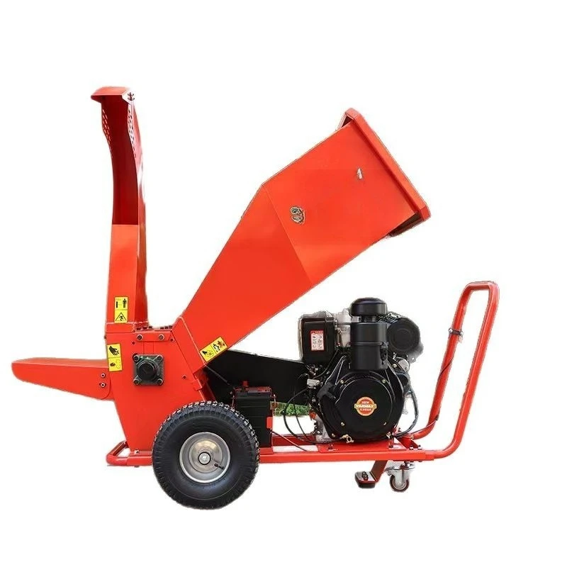 

15 horsepower diesel branch crusher, garden orchard vine branch crusher, tractor linkage crushing machine