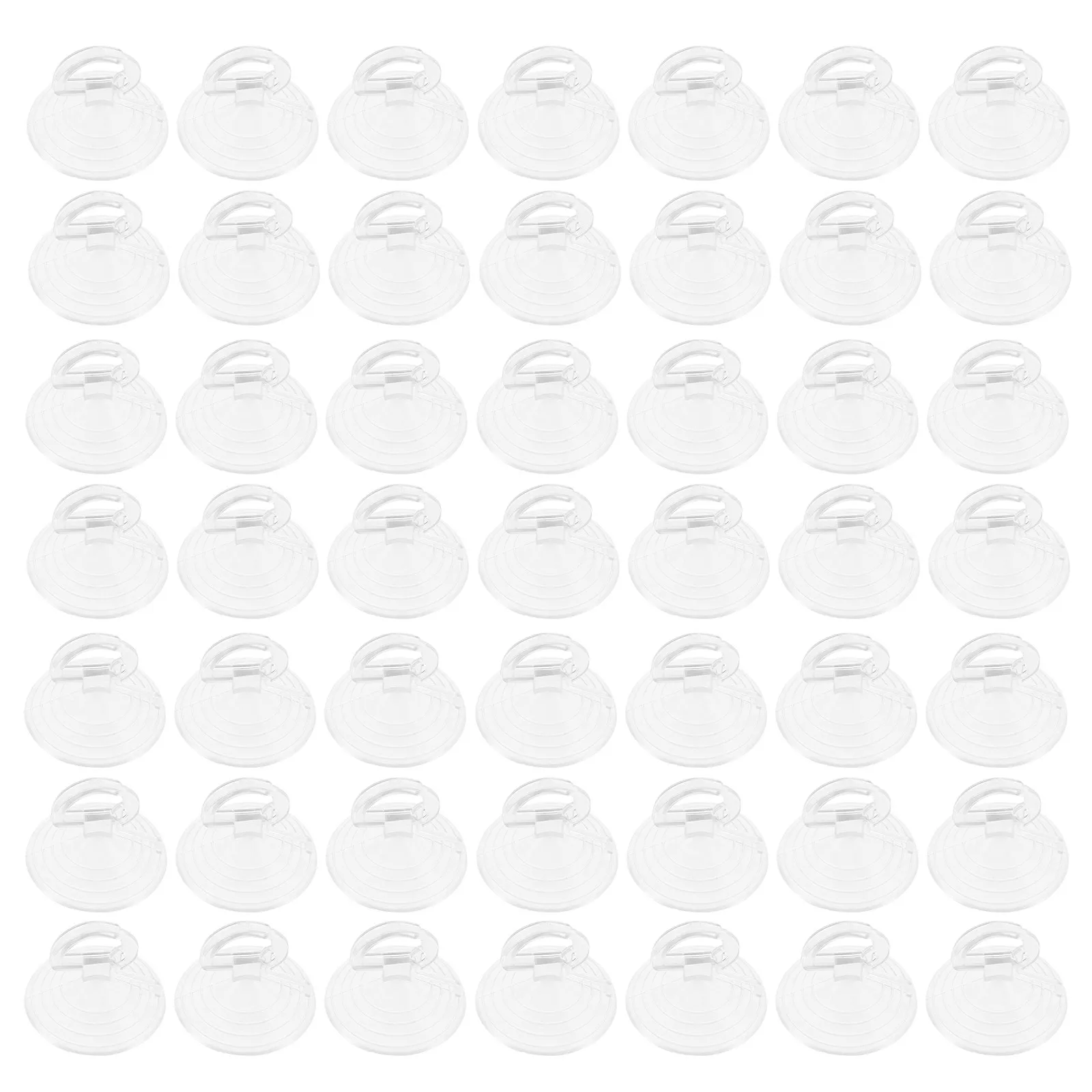 

400Pcs Car Windshield Suction Cups Transparent Reusable Pull Ring Design for Sunshade Mounting Glass Windshield Sunshade Suction