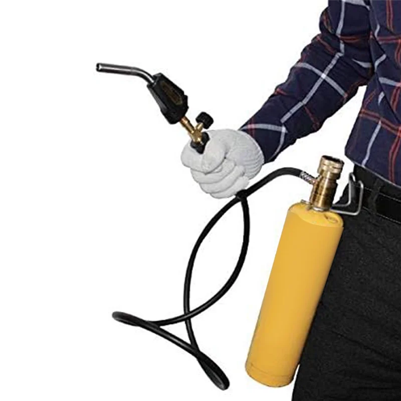 【HAPPYH】プロパントーチハンドホース、Mappガス溶接トーチ、ホース長さ1.5M/60インチ、最大温度1900 ℃ /3600 ℉   温度