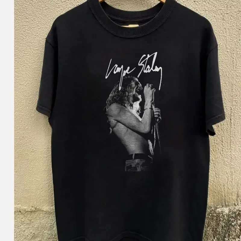 HOT Layne Staley Alice In Chains Black T shirt Size S 5XL