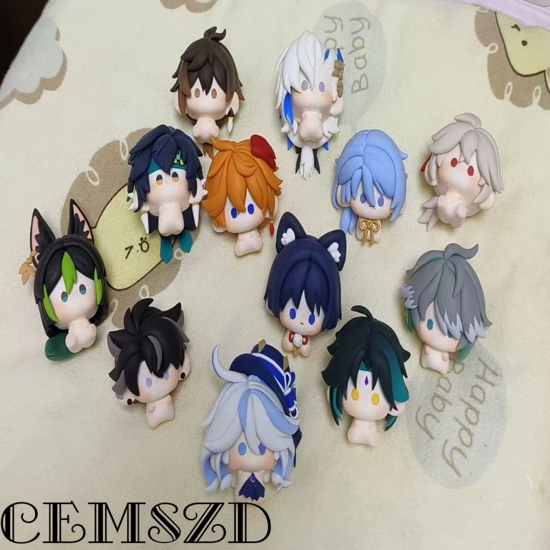 

Tartaglia Doll Game Genshin Impact Kinich ZhongLi Wriothesley Neuvillette Anime Desktop Figurines Cartoon Props Halloween Gifts