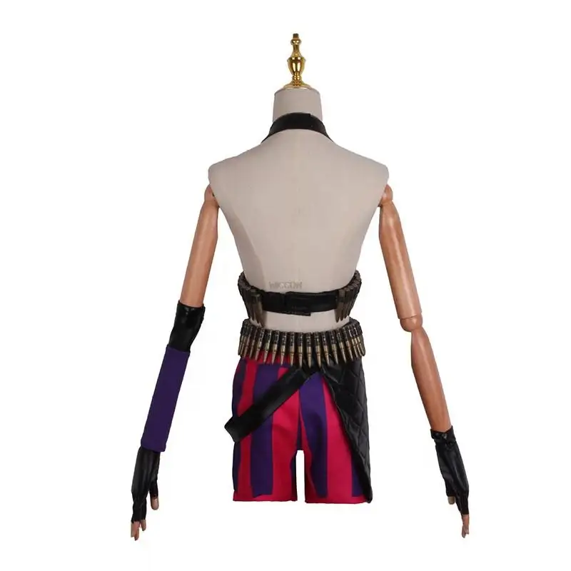 Jinx Cosplay Costume LoL Jinx Arcane Cosplay Uniform Outfits Sexy Women Halloween Party Carnival Suit Cosplay Halloween Costumes