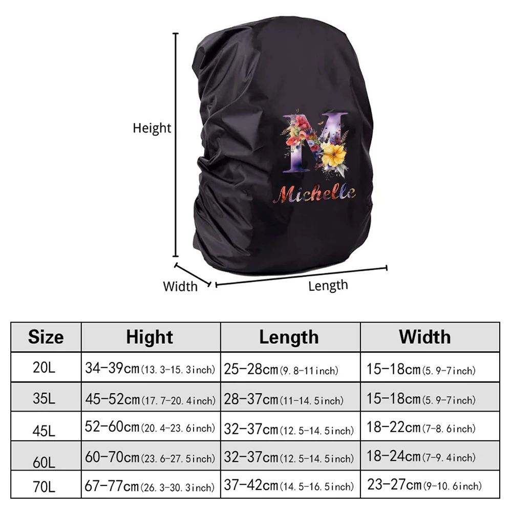 Personalized Customized Outdoor Lightweight Waterproof and Dustproof Cover Camping Mountaineering Riding Rain Cover